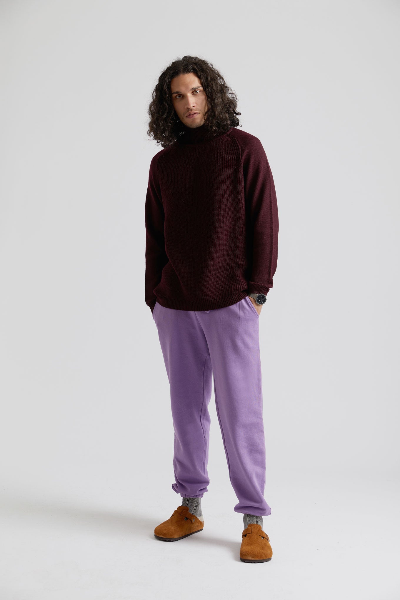 ADAM - Organic Cotton Jogger Lilac - Ecomarket.com