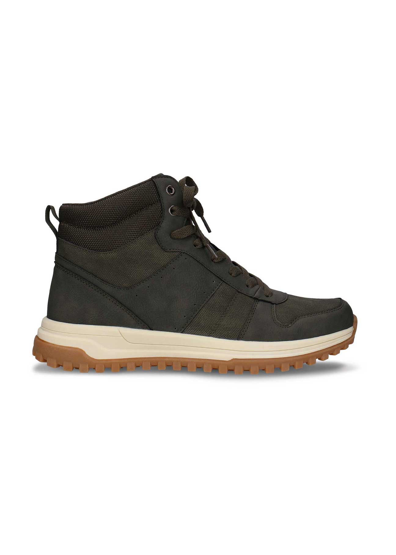 Eban Green Vegan High-Top Sneakers-Boots - Ecomarket.com
