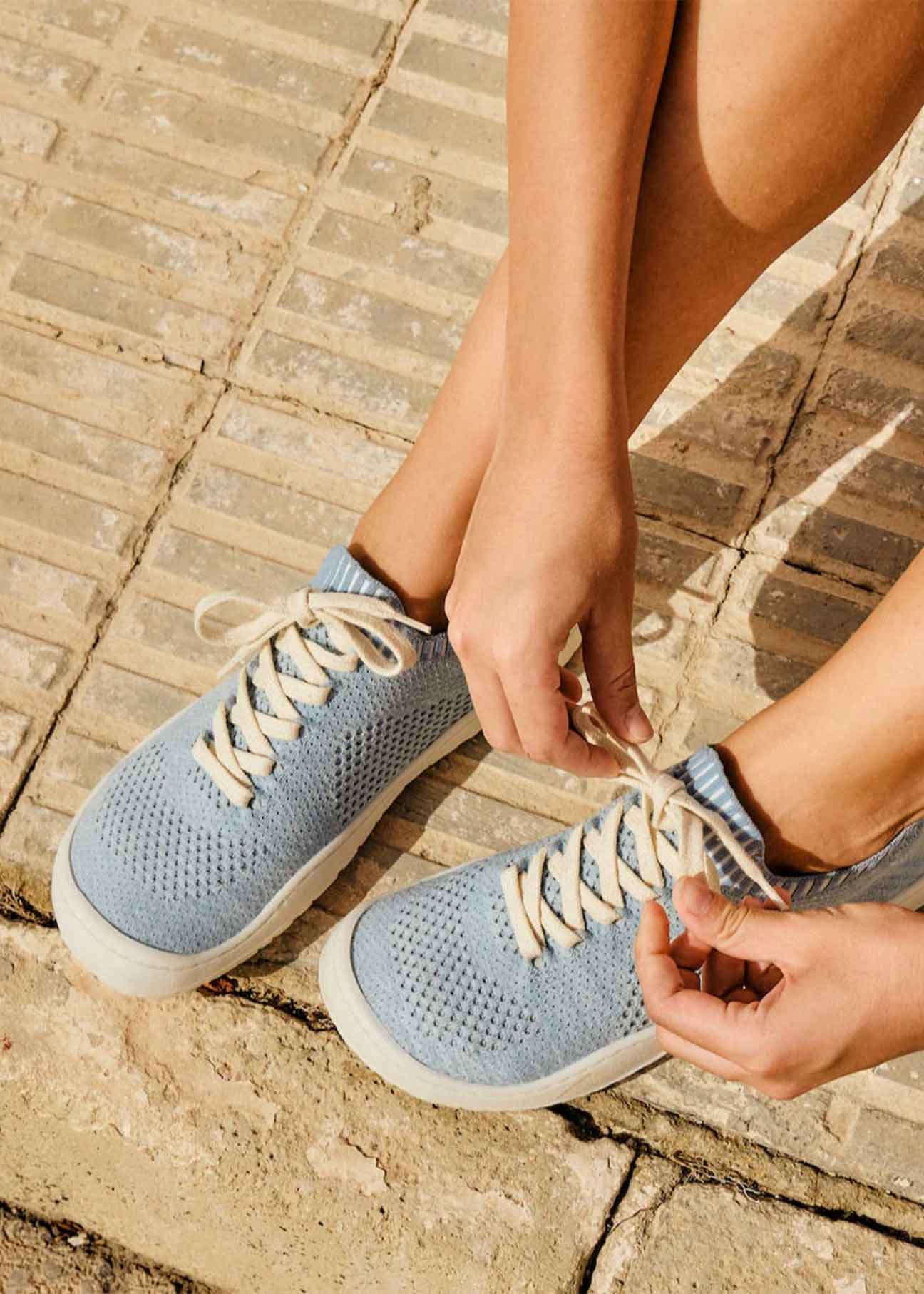 Essence Knitted sneaker – Hemp & Tencel Edition - LT Blue - Ecomarket.com
