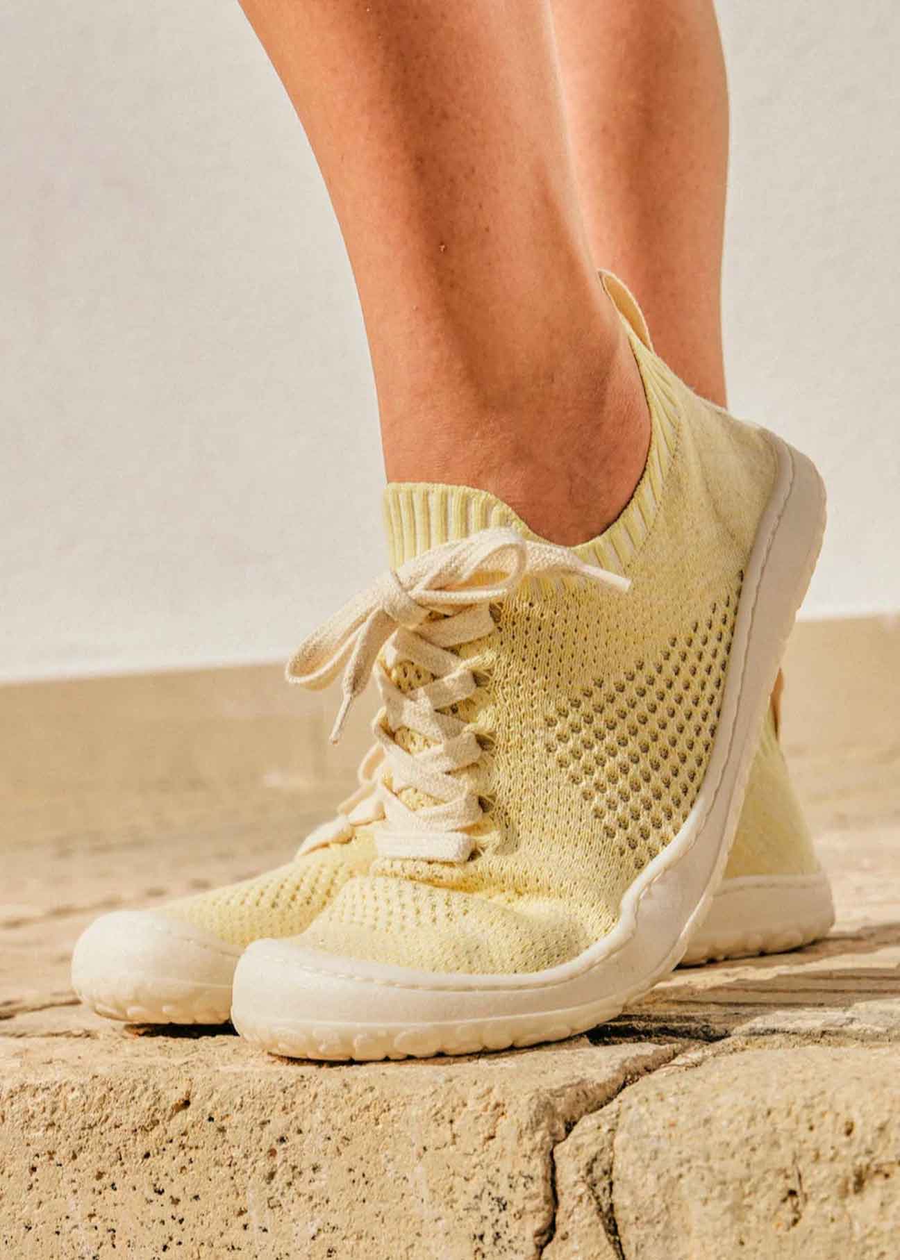 Essence Knitted sneaker – Hemp & Tencel Edition - Yellow - Ecomarket.com
