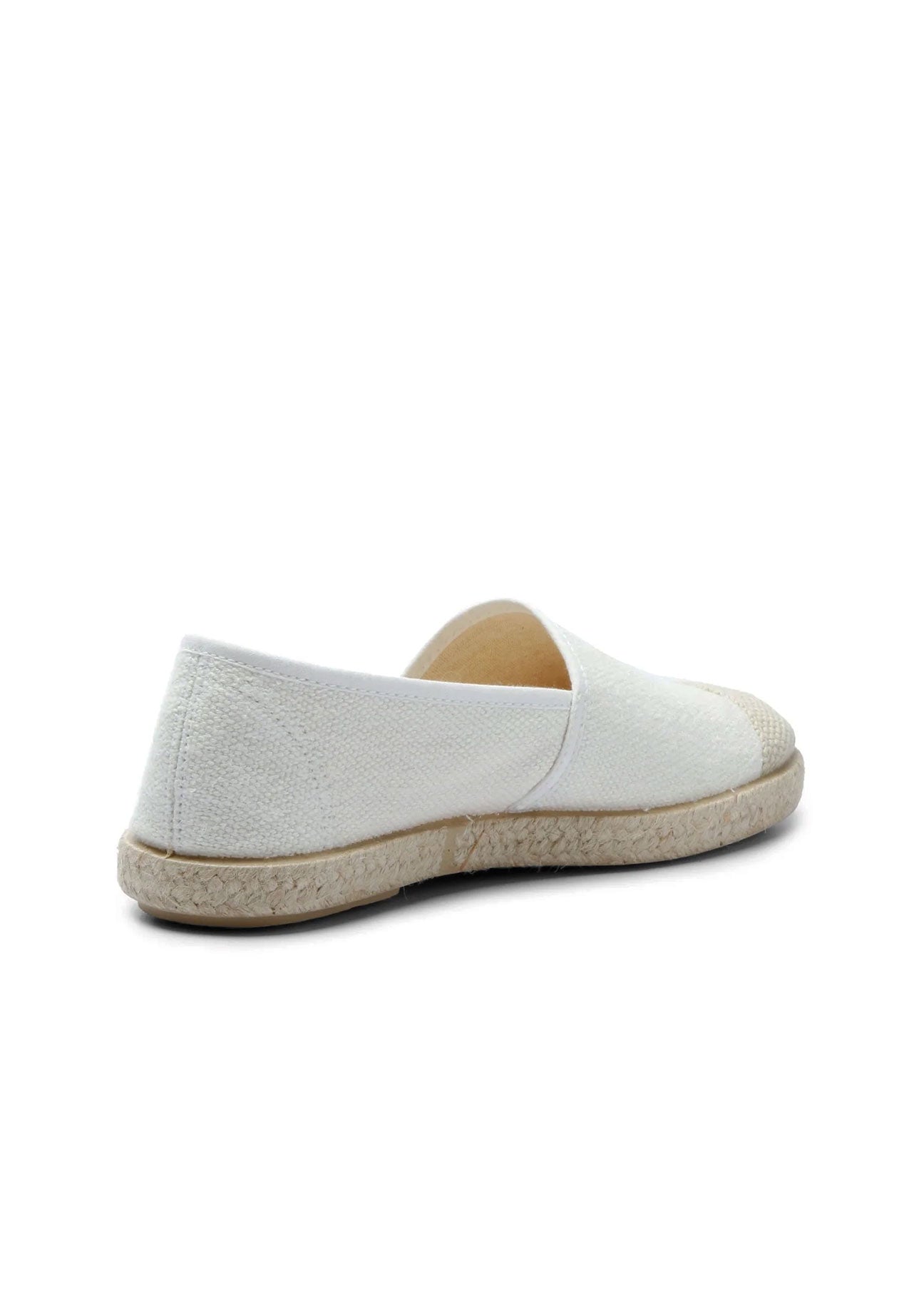 Evita Hemp Vegan Espadrilles - White - Ecomarket.com