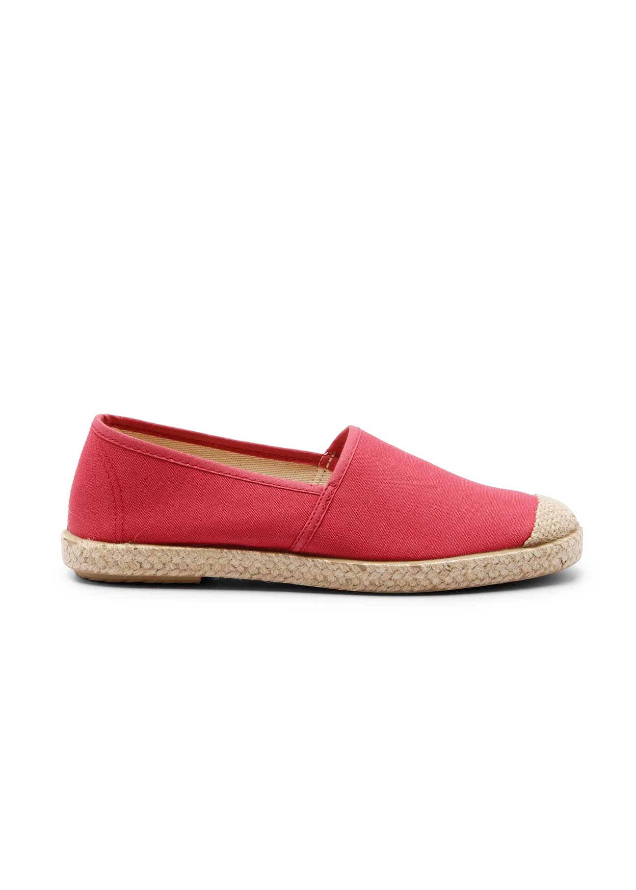 Evita Fuchsia Organic Cotton Vegan Espadrilles - Ecomarket.com