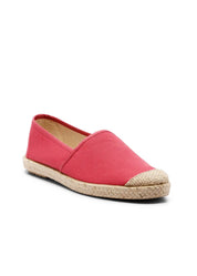 Evita Fuchsia Organic Cotton Vegan Espadrilles - Ecomarket.com