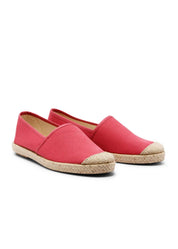 Evita Fuchsia Organic Cotton Vegan Espadrilles - Ecomarket.com