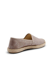 Evita Metallic Organic Cotton Vegan Espadrilles - Ecomarket.com