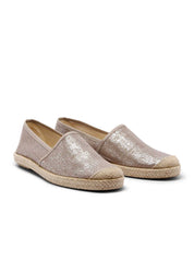 Evita Metallic Organic Cotton Vegan Espadrilles - Ecomarket.com