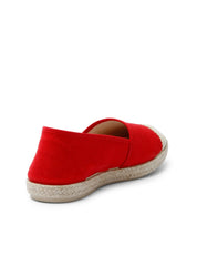 Evita Red Organic Cotton Vegan Espadrilles - Ecomarket.com