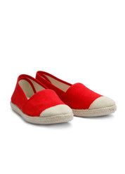 Evita Red Organic Cotton Vegan Espadrilles - Ecomarket.com