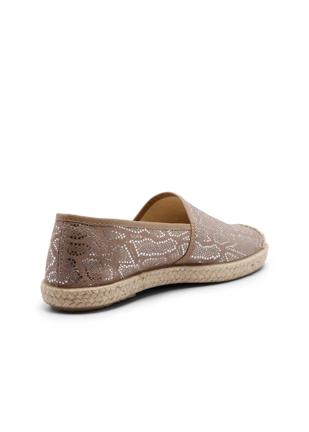 Evita Snake-Metallic Organic Cotton Vegan Espadrilles - Ecomarket.com