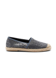Evita Snake-Navy Organic Cotton Vegan Espadrilles - Ecomarket.com