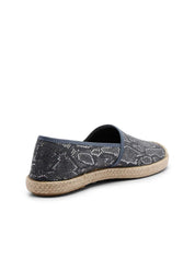 Evita Snake-Navy Organic Cotton Vegan Espadrilles - Ecomarket.com