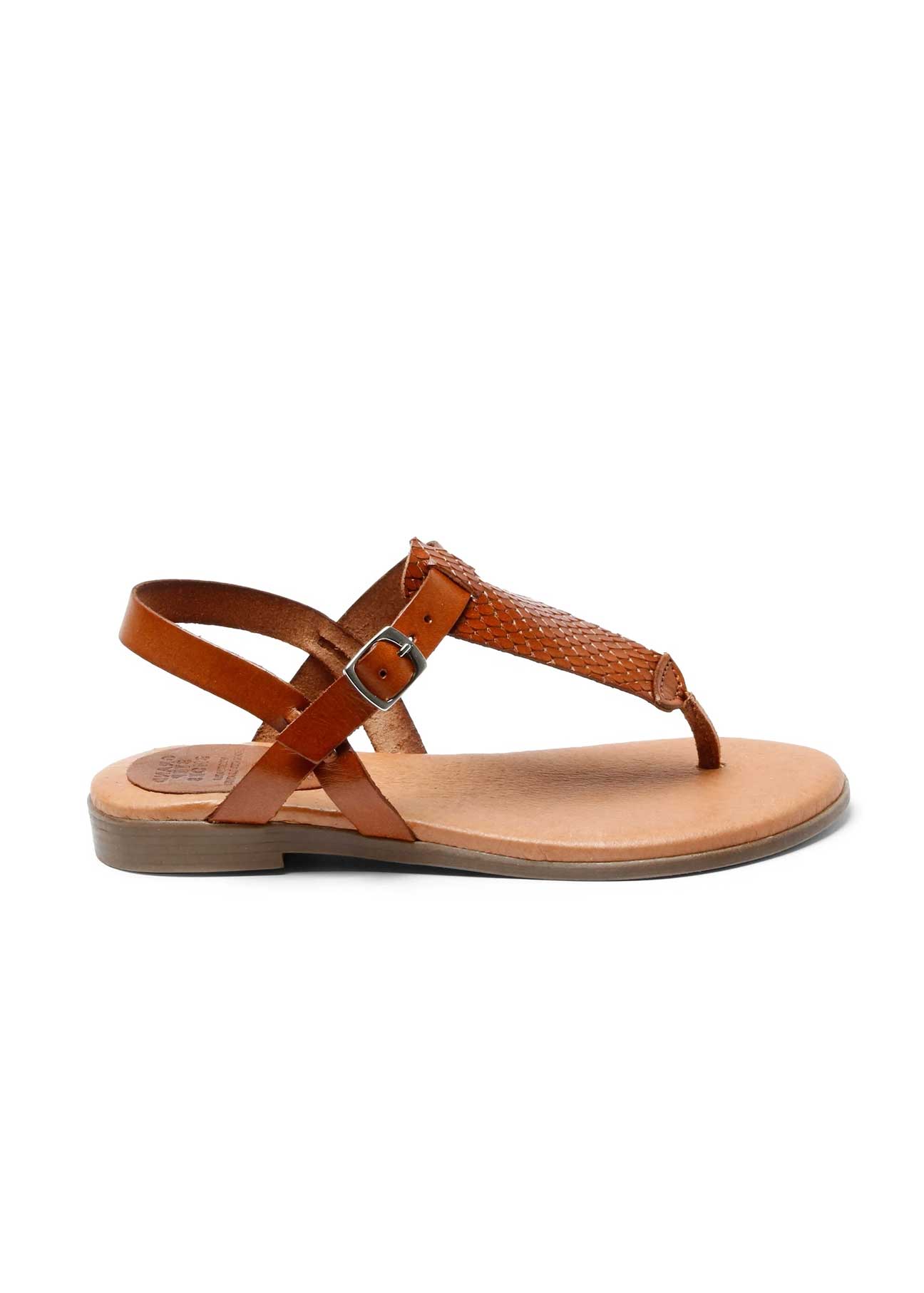 FLORA Sandals in Whiskey color - Ecomarket.com