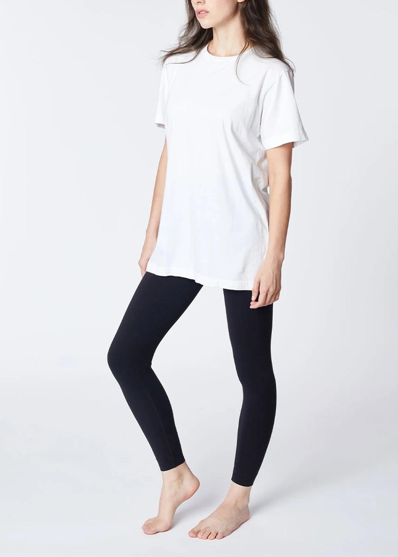 Boyfriend Cotton T-Shirt white - Ecomarket.com