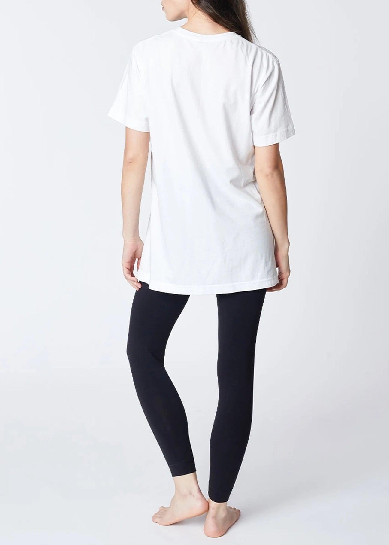 Boyfriend Cotton T-Shirt white - Ecomarket.com