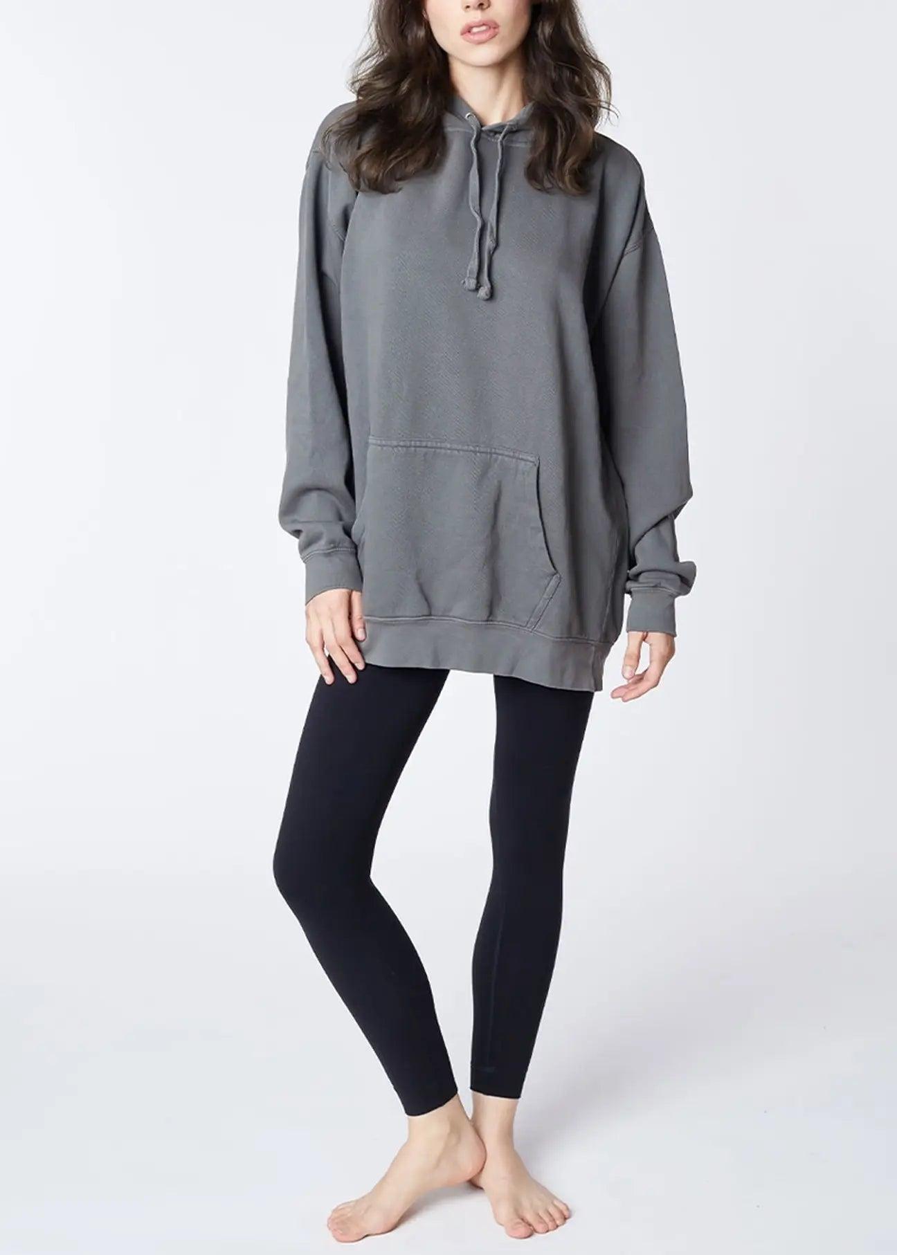 French Terry Cotton Hoodie - Unisex - Ecomarket.com