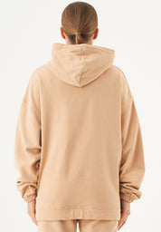 HANDE Soft Touch Oversize Hoodie in 100% Organic Cotton in beige - Ecomarket.com