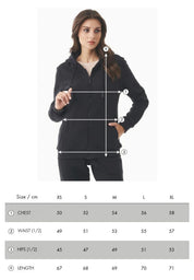 Soft Touch Zip Hoodie in 100% carbon-brushed Organic Cotton in black - Ecomarket.com