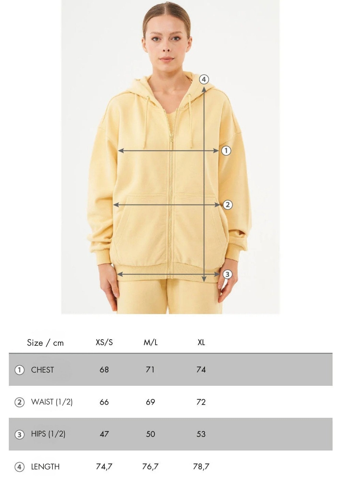 JALE Soft Touch Hoodie in 100% Organic Cotton in steel blue - Ecomarket.com
