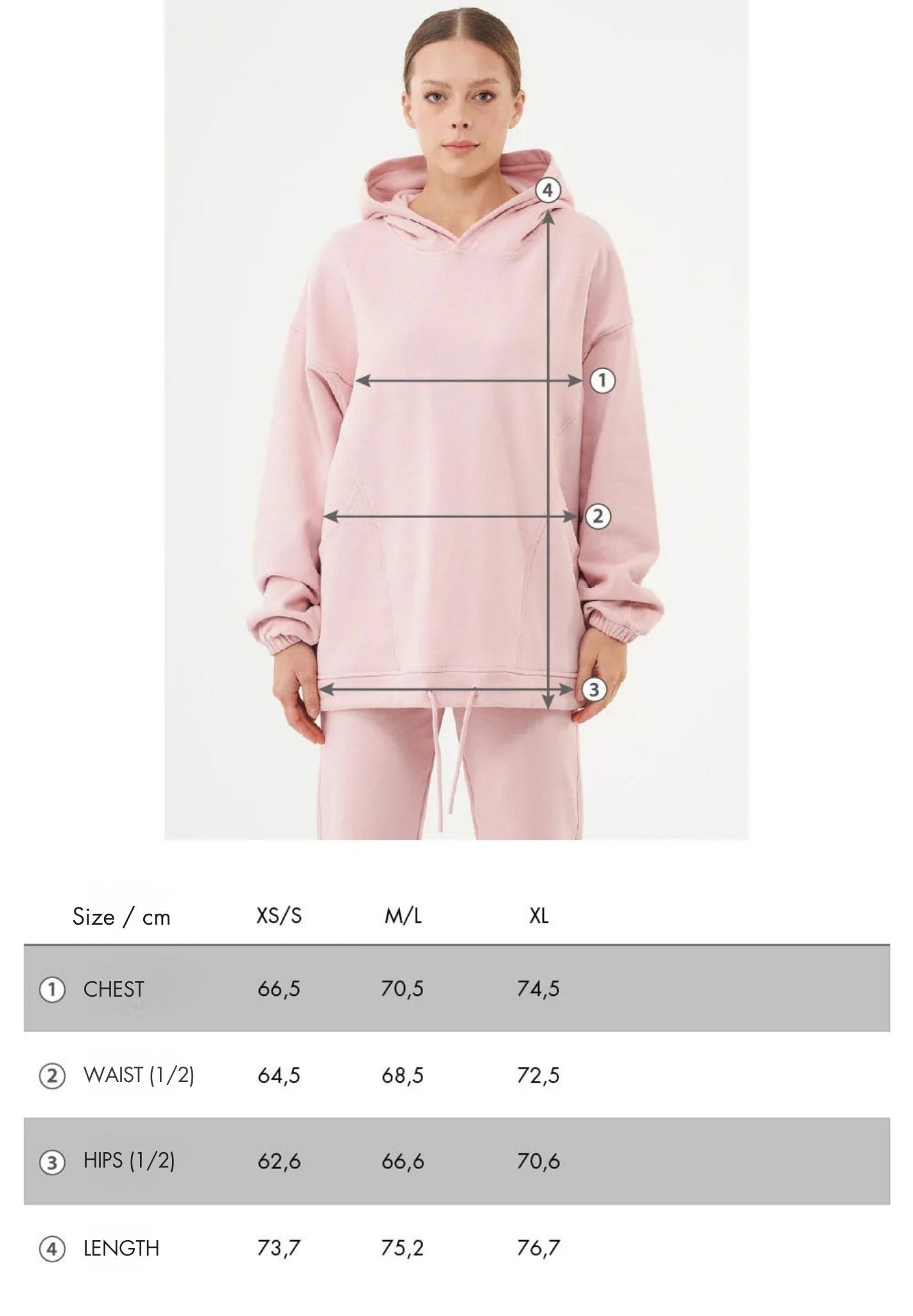 HANDE Soft Touch Oversize Hoodie in 100% Organic Cotton in soft yellow - Ecomarket.com
