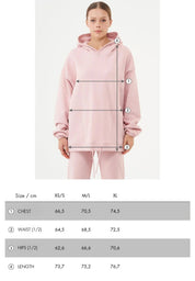 HANDE Soft Touch Oversize Hoodie in 100% Organic Cotton in soft yellow - Ecomarket.com
