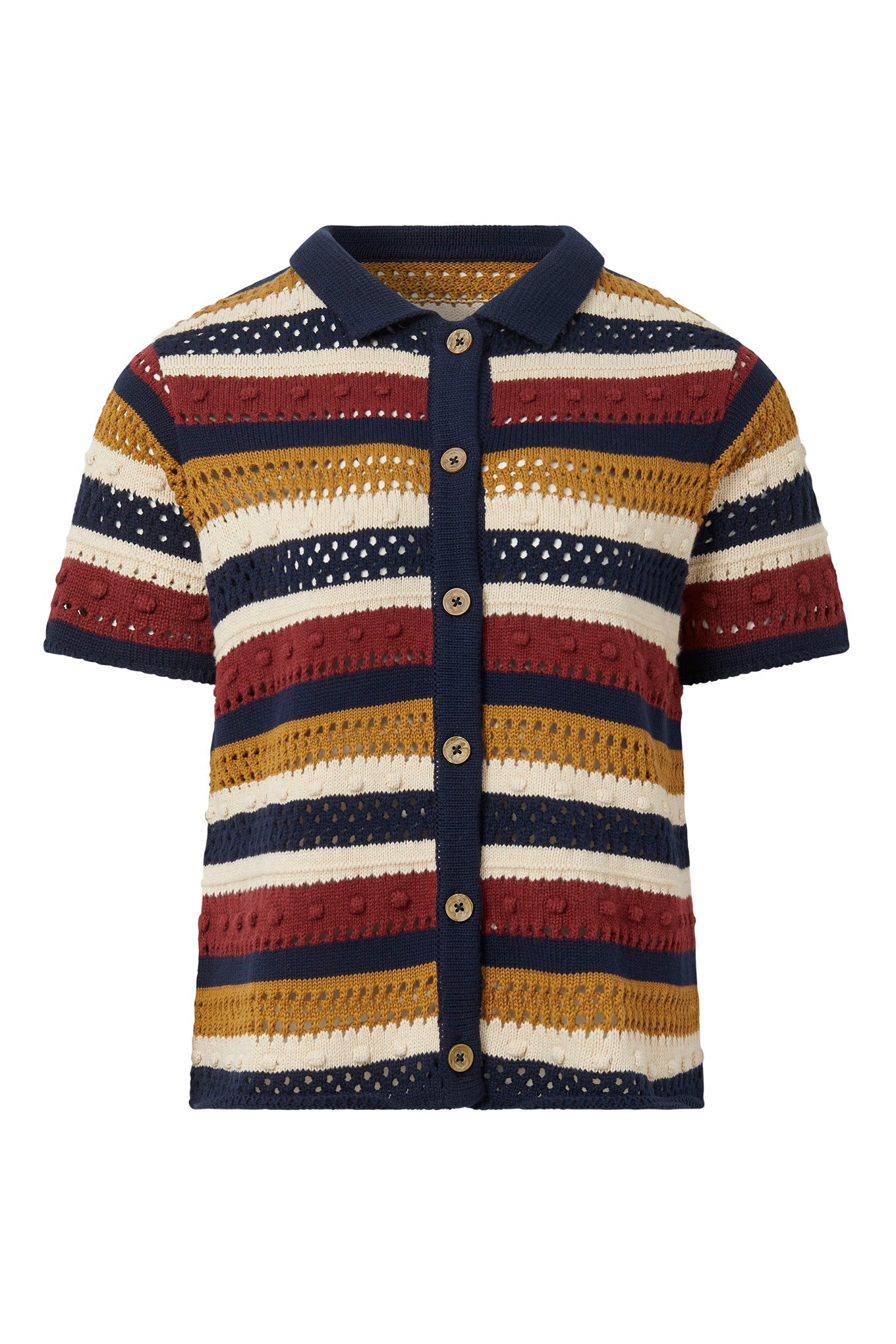 CLARA - Organic Cotton Cardigan - Multi - Ecomarket.com