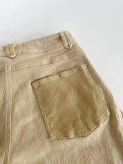POP - Organic Cotton Trousers - Dark Sand - Ecomarket.com