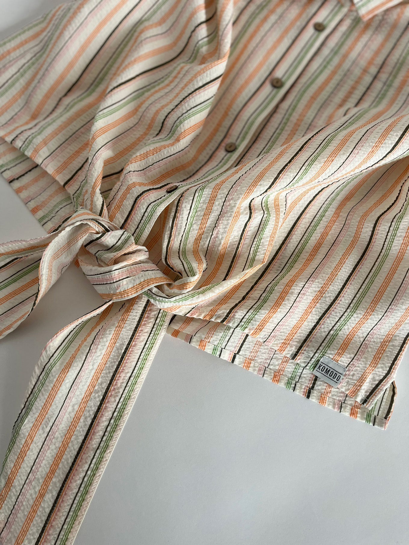 JUNGLE - Organic Cotton Shirt - Candy Stripe - Ecomarket.com