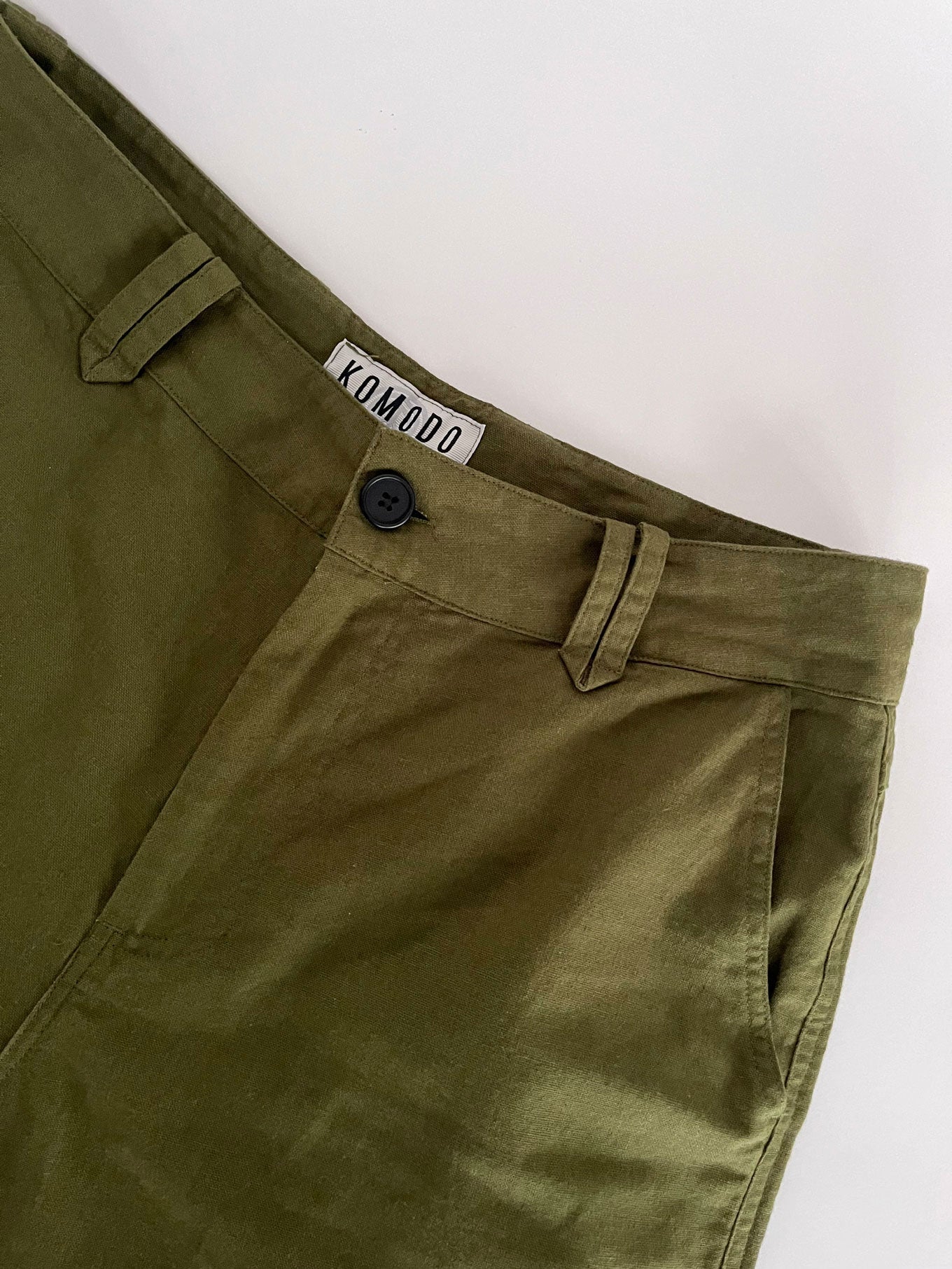 MAKULU - Organic Linen Cotton Trouser - Khaki - Ecomarket.com