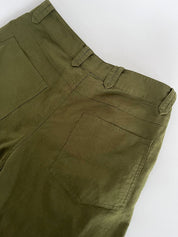 MAKULU - Organic Linen Cotton Trouser - Khaki - Ecomarket.com