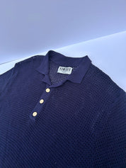 OLIVER - Organic Cotton Polo Top Dark Navy - Ecomarket.com