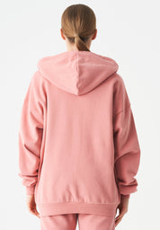 JALE Soft Touch Hoodie in 100% Organic Cotton in blush - Ecomarket.com