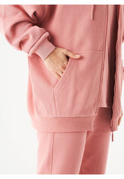 JALE Soft Touch Hoodie in 100% Organic Cotton in blush - Ecomarket.com
