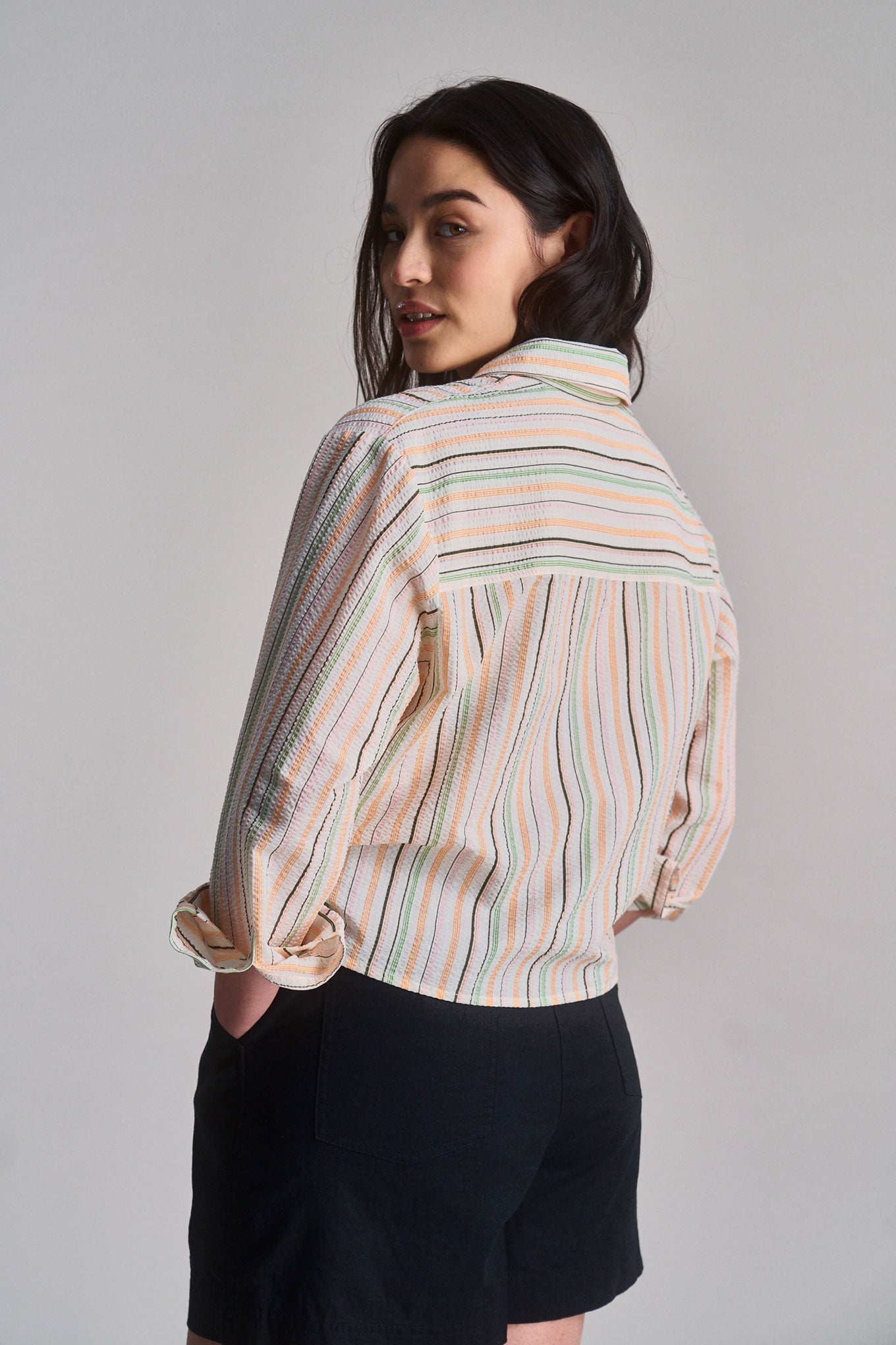 JUNGLE - Organic Cotton Shirt - Candy Stripe - Ecomarket.com