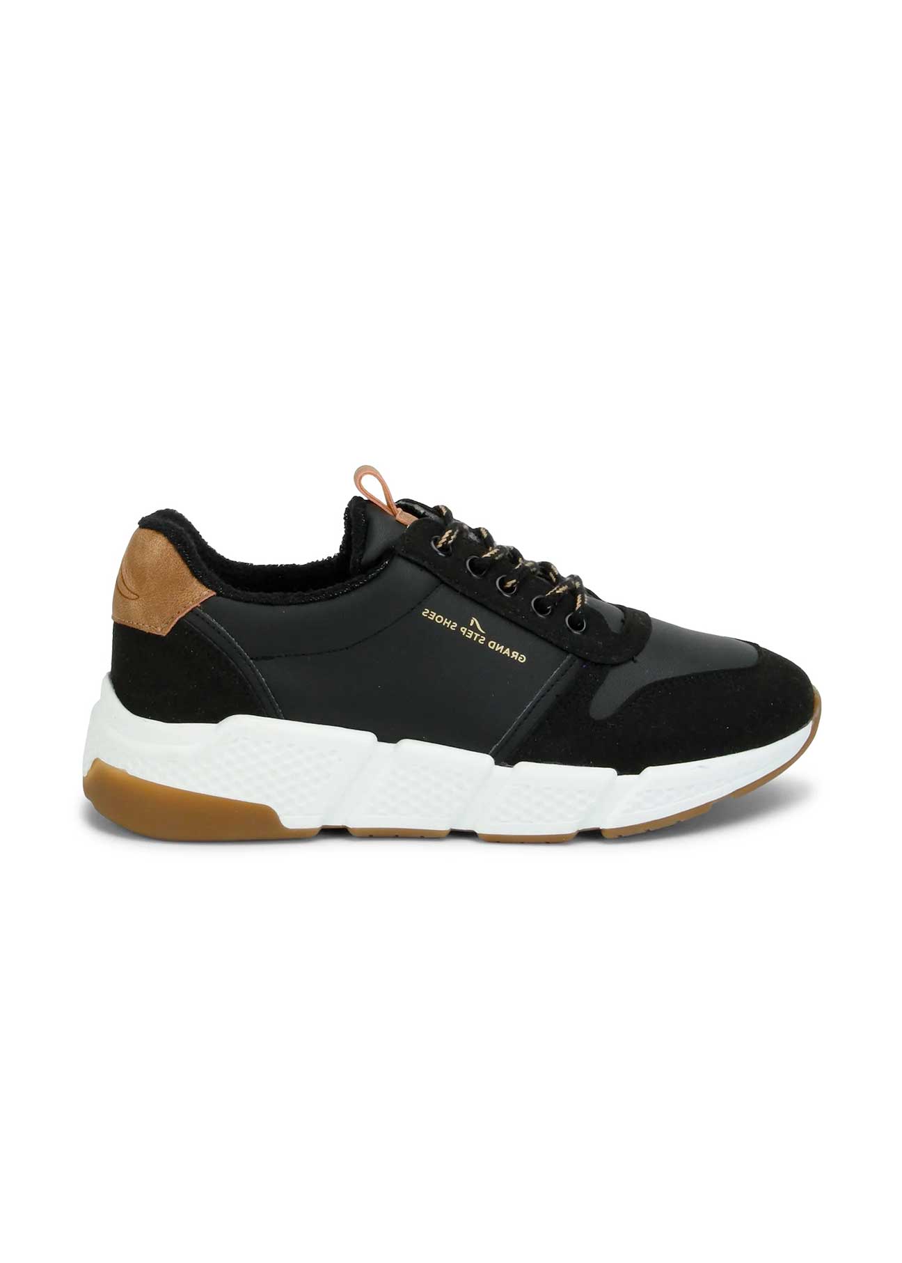 Joker Black - Vegan Corn Leather Sneakers - Ecomarket.com