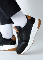 Joker Black - Vegan Corn Leather Sneakers - Ecomarket.com