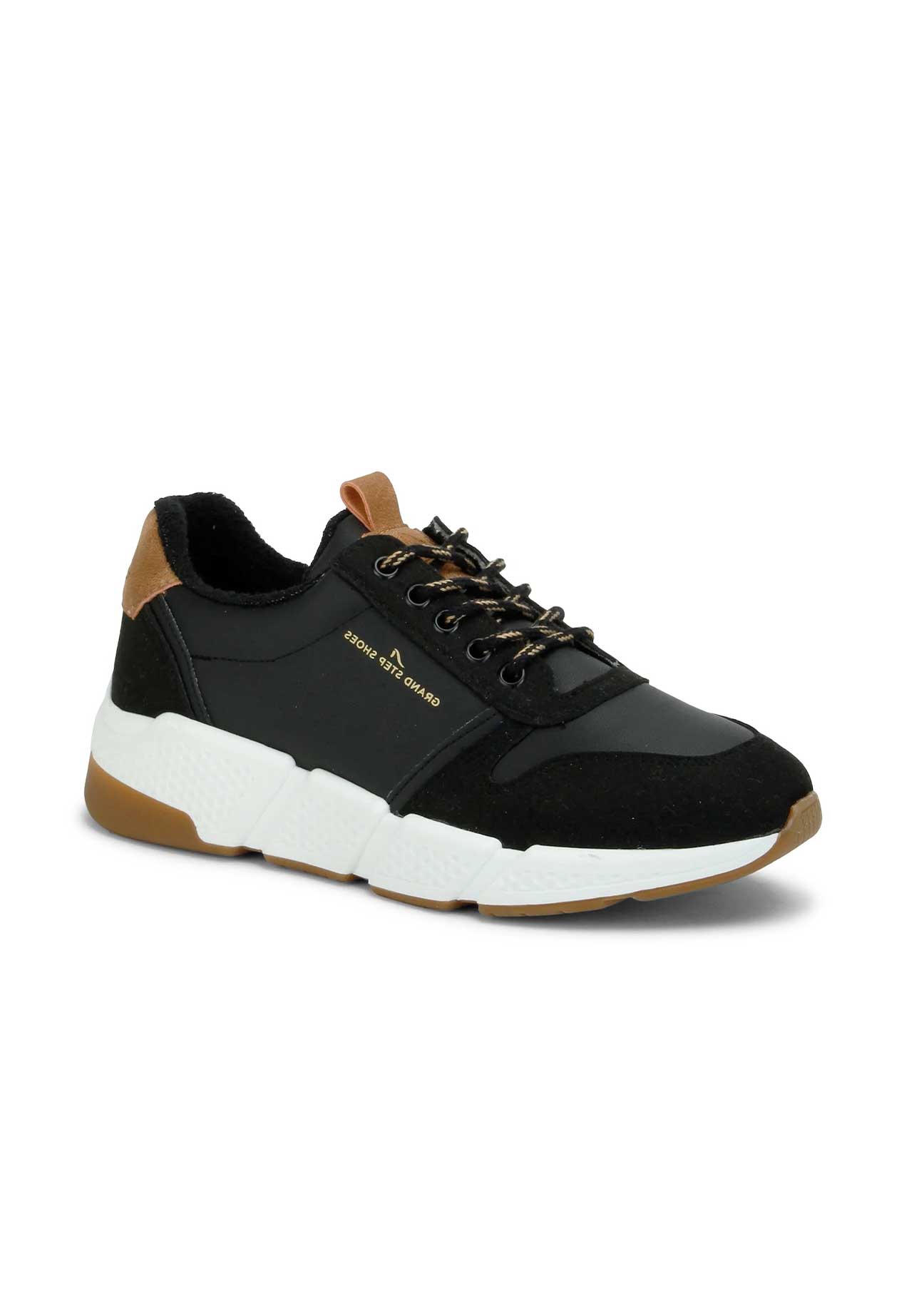 Joker Black - Vegan Corn Leather Sneakers - Ecomarket.com