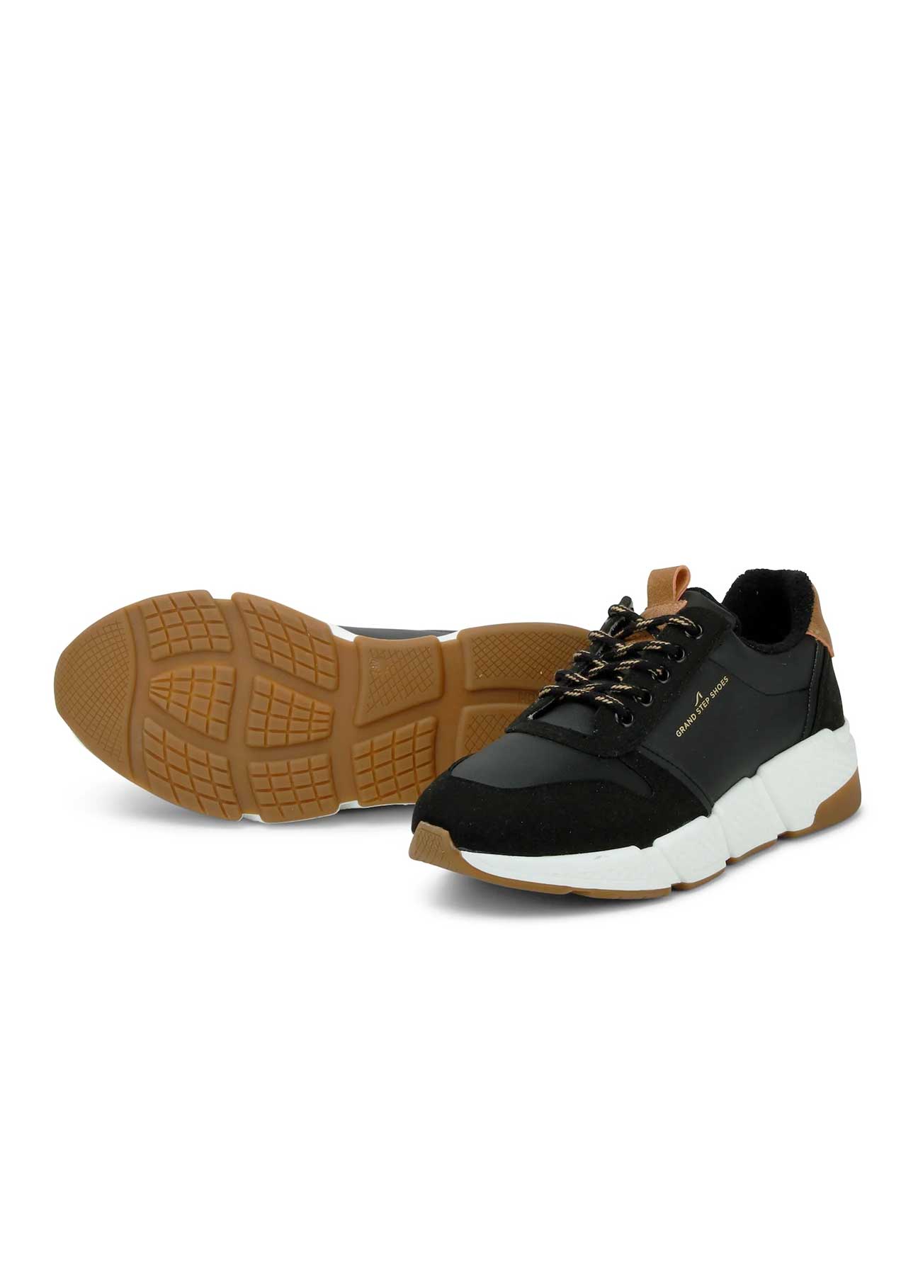Joker Black - Vegan Corn Leather Sneakers - Ecomarket.com