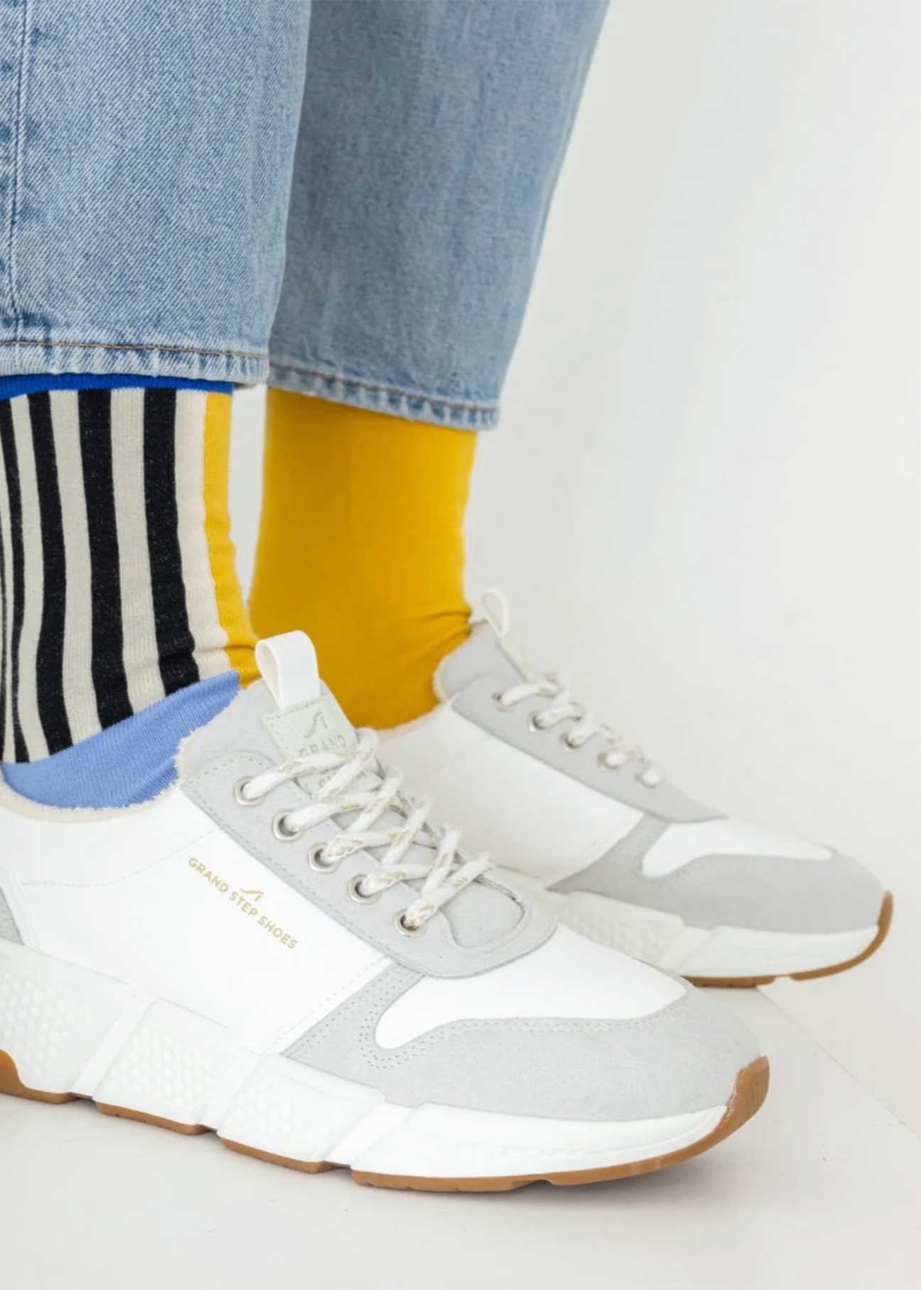 Joker White - Vegan Corn Leather Sneakers - Ecomarket.com