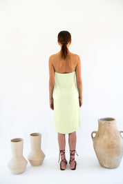 Julianne Boxy Slip Dress - Satin Tencel - Ecomarket.com