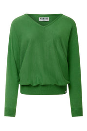 CLOVER - Cotton Tencel Sweater - Jungle Green - Ecomarket.com