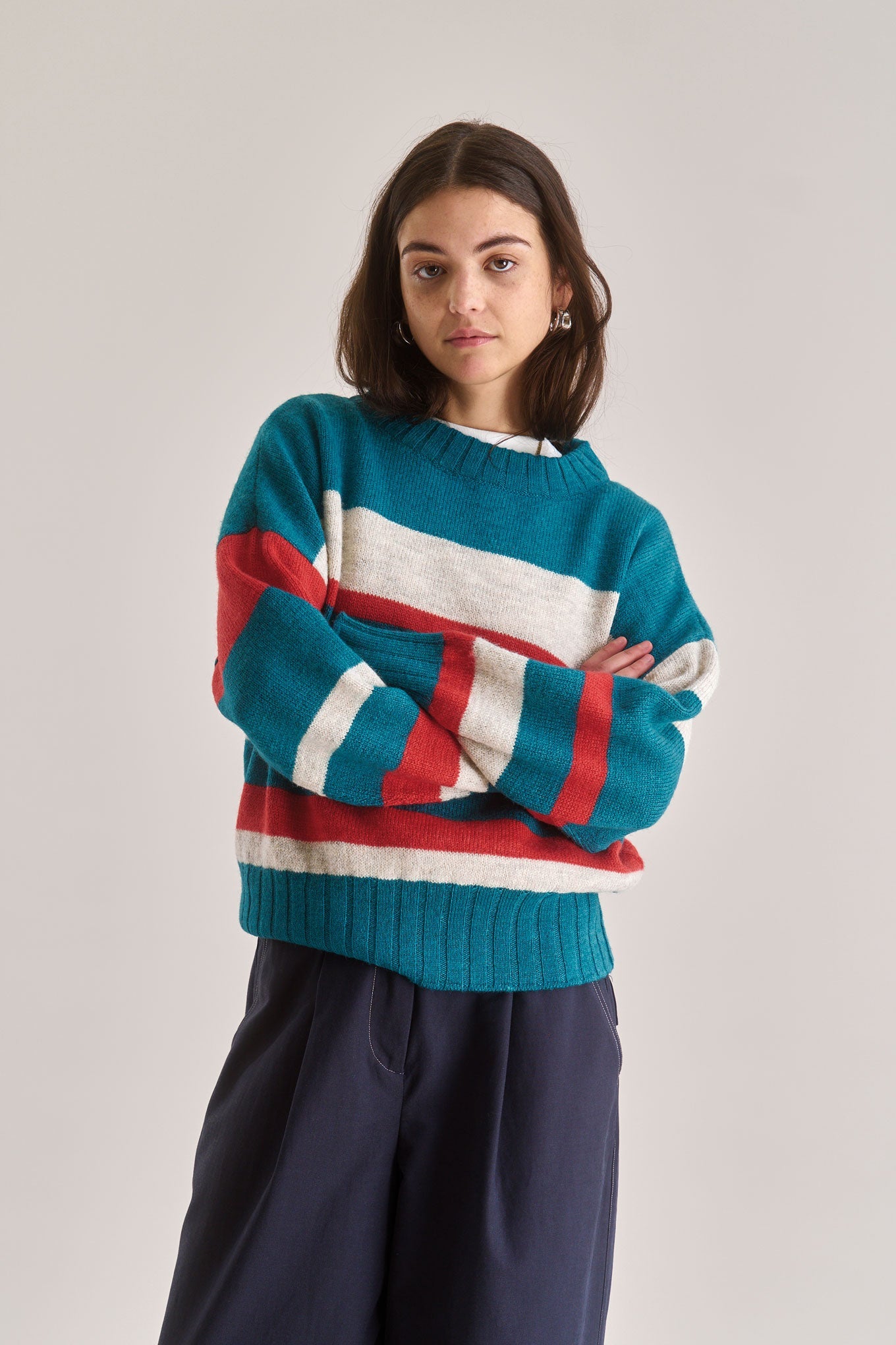JESSIE Lambswool Jumper - Evergreen - Ecomarket.com