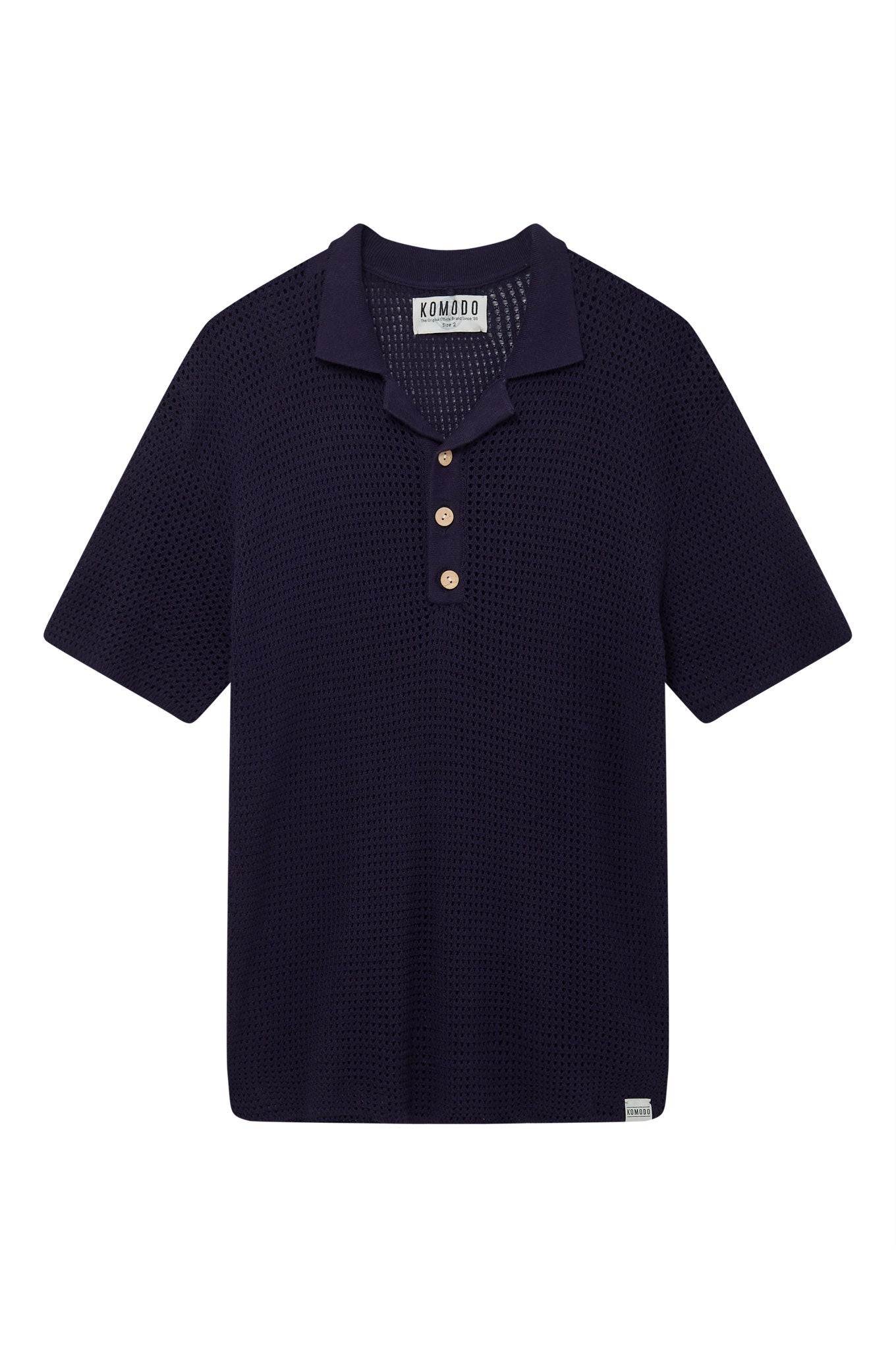 OLIVER - Organic Cotton Polo Top Dark Navy - Ecomarket.com