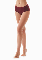 KARINNA | Organic Cotton & TENCEL™ Modal Hipster Briefs, 3-Pack (bordeaux) - Ecomarket.com