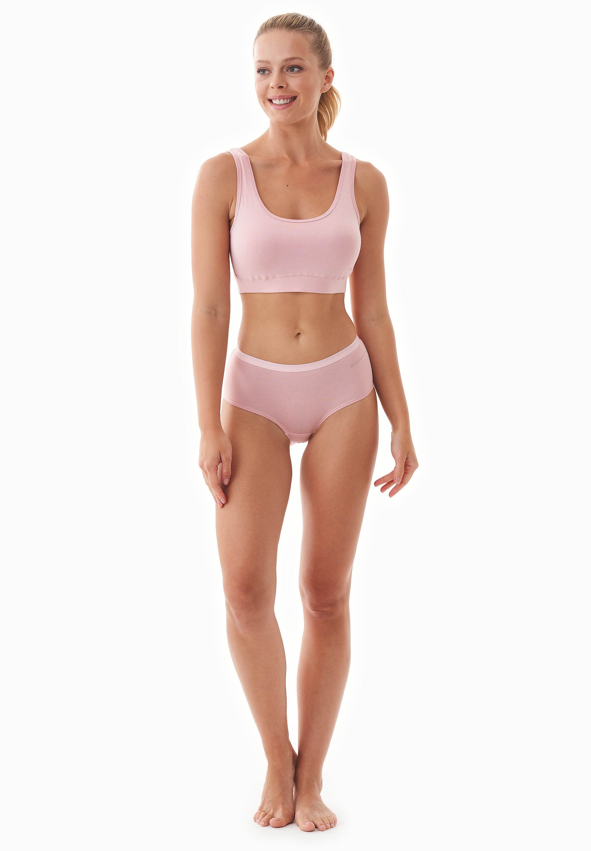 KARINNA | Organic Cotton & TENCEL™ Modal Hipster Briefs, 3-Pack (pink) - Ecomarket.com