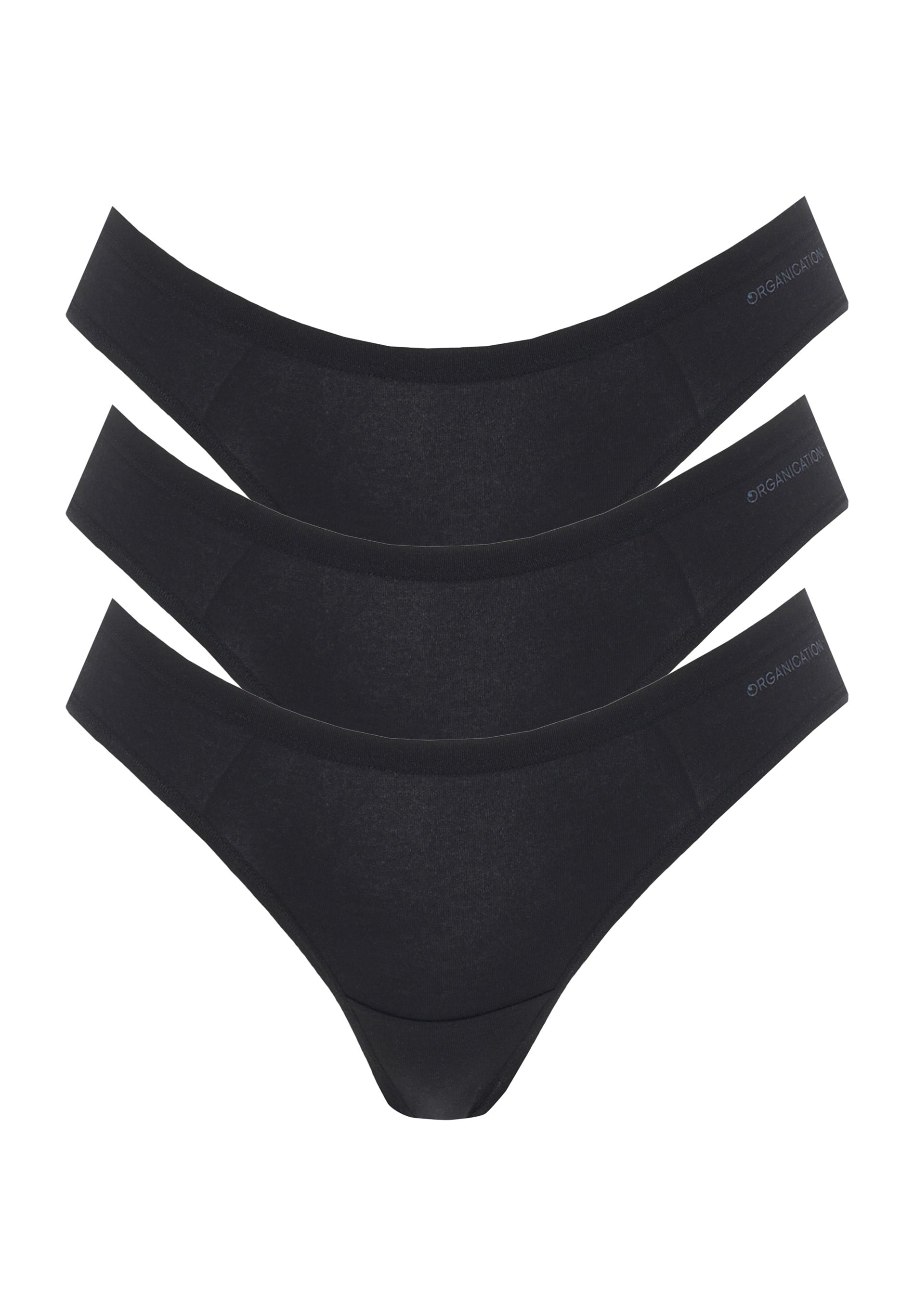 KAVINN | Organic Cotton & TENCEL™ Modal Hipster Briefs, 3-Pack (black) - Ecomarket.com