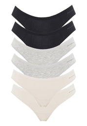 KAVINN | Organic Cotton & TENCEL™ Modal Hipster Briefs, 6-Pack (mix A) - Ecomarket.com