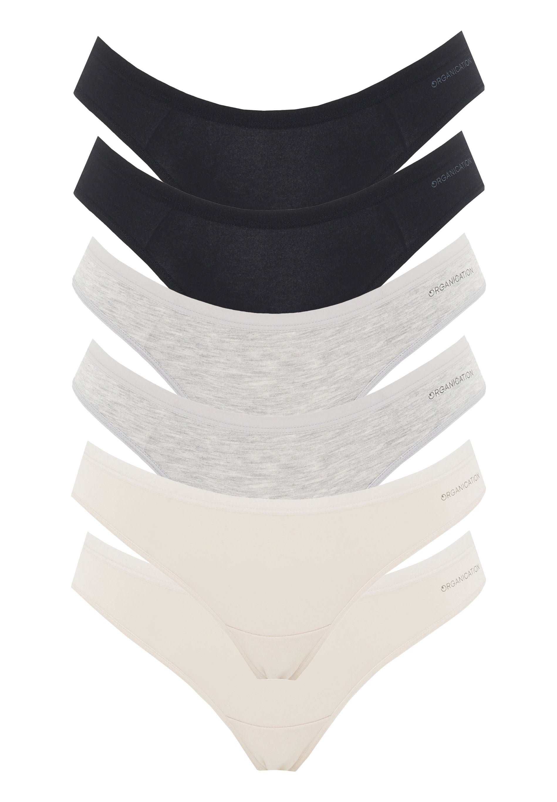 KAVINN | Organic Cotton & TENCEL™ Modal Hipster Briefs, 6-Pack (mix A) - Ecomarket.com