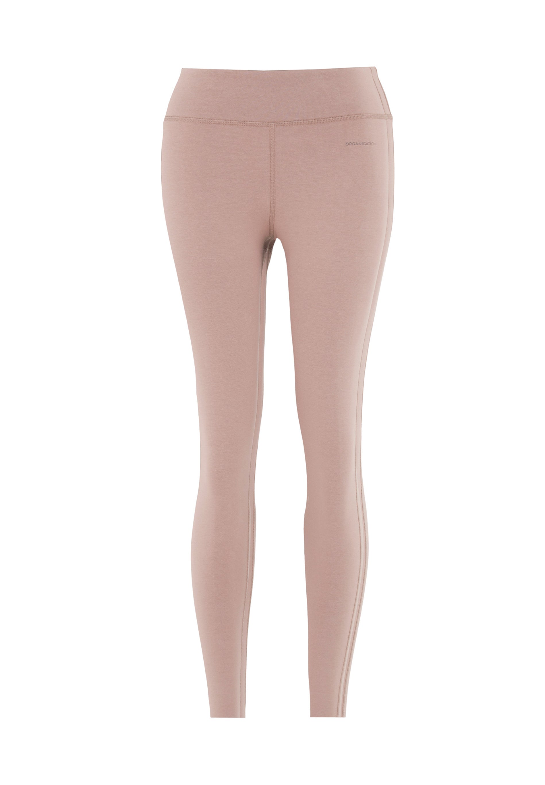 LENNA | High-waisted leggings made from organic cotton in mocha - Ecomarket.com