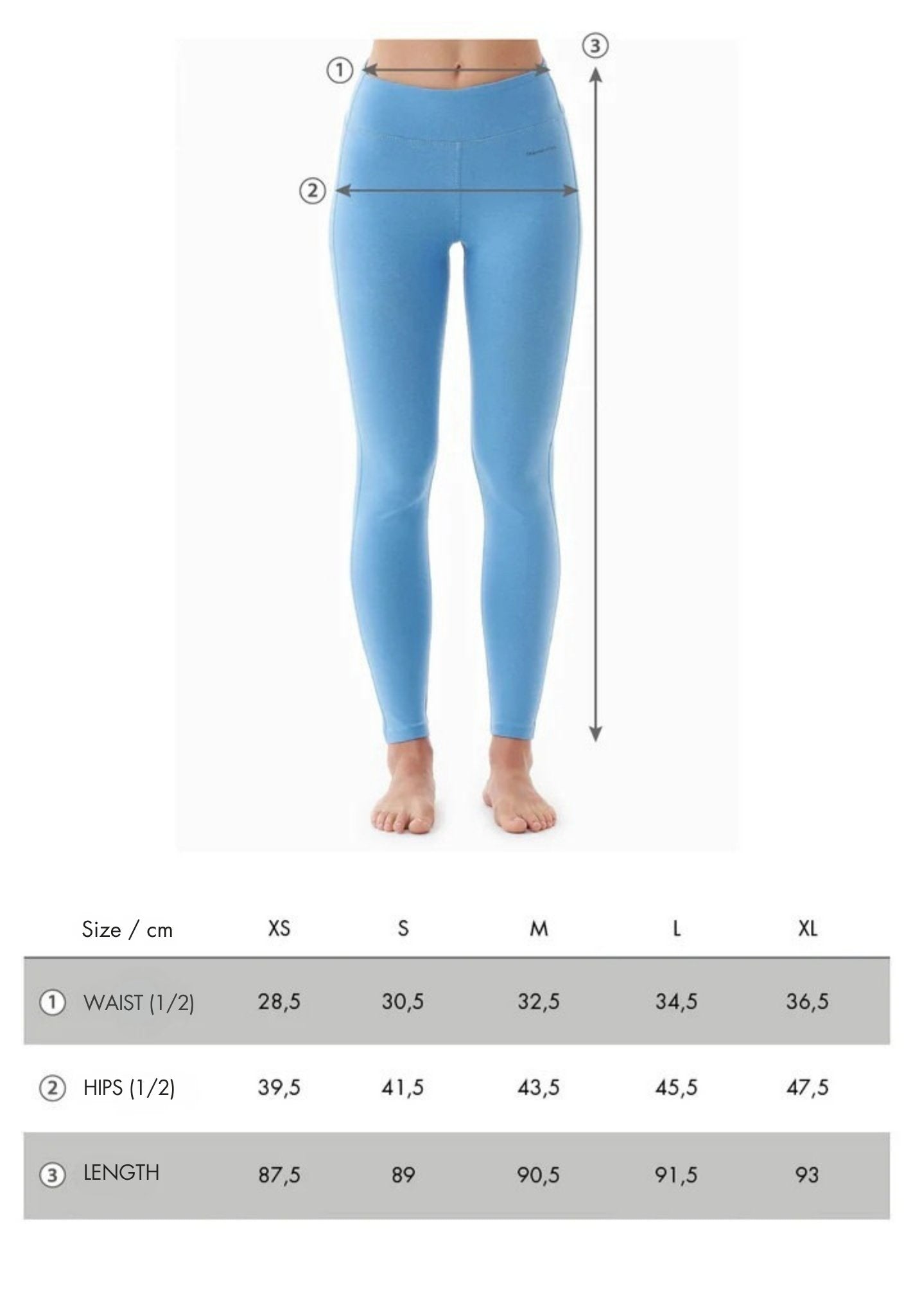 LENNA | High-waisted leggings made from organic cotton in coffe brown - Ecomarket.com
