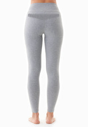 LENNA | High-waisted leggings made from organic cotton in grey - Ecomarket.com
